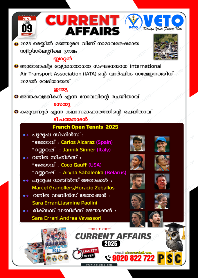 CURRENT AFFAIRS